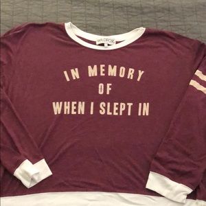Large Wildfox long sleeve shirt